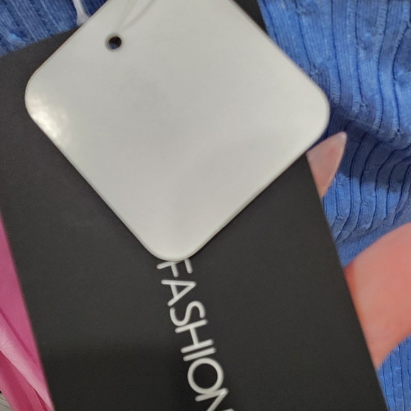 Nwt fashion nova blue 3 piece sweater skirt set pinup - Picture 11 of 16